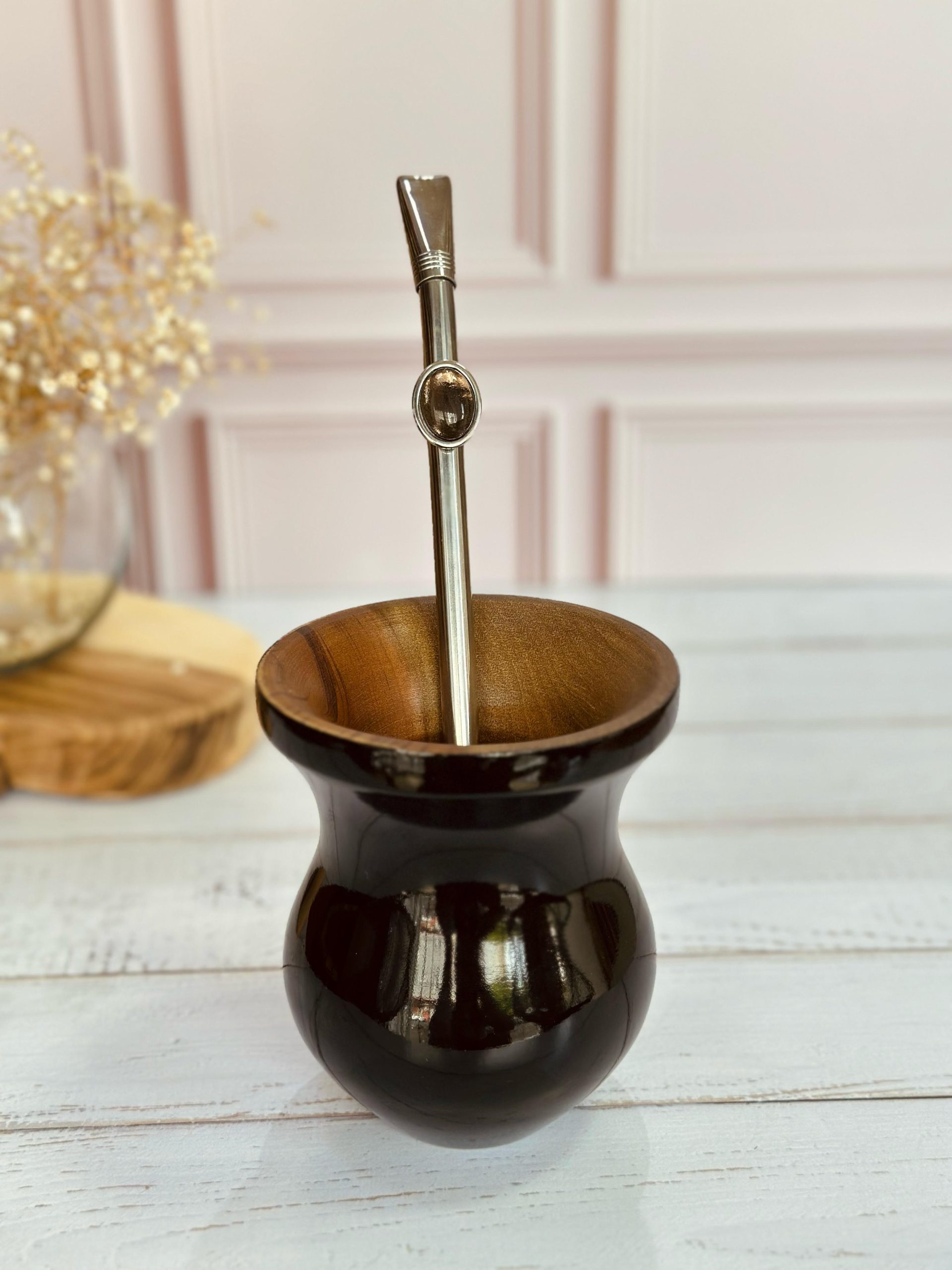 Cuia de madeira Preta - Imagem 3