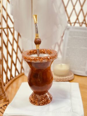 Cuia de Porongo - Resinada Cobre