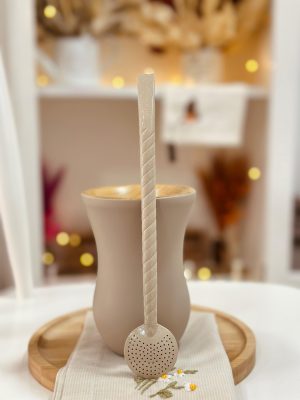 Bomba Trançada - Nude com Glitter